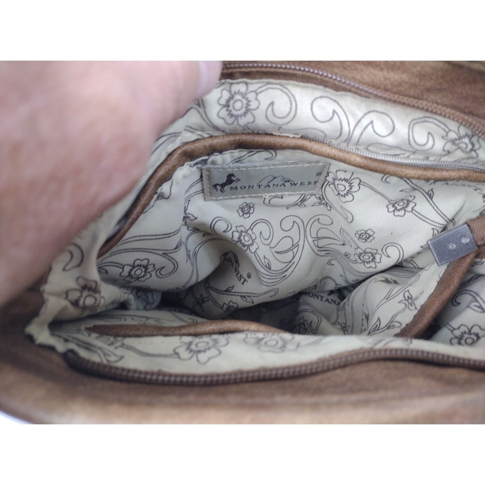 Montana West Turquoise Accent Embroidered Purse Handbag Western Vintage Look - Picture 15 of 16
